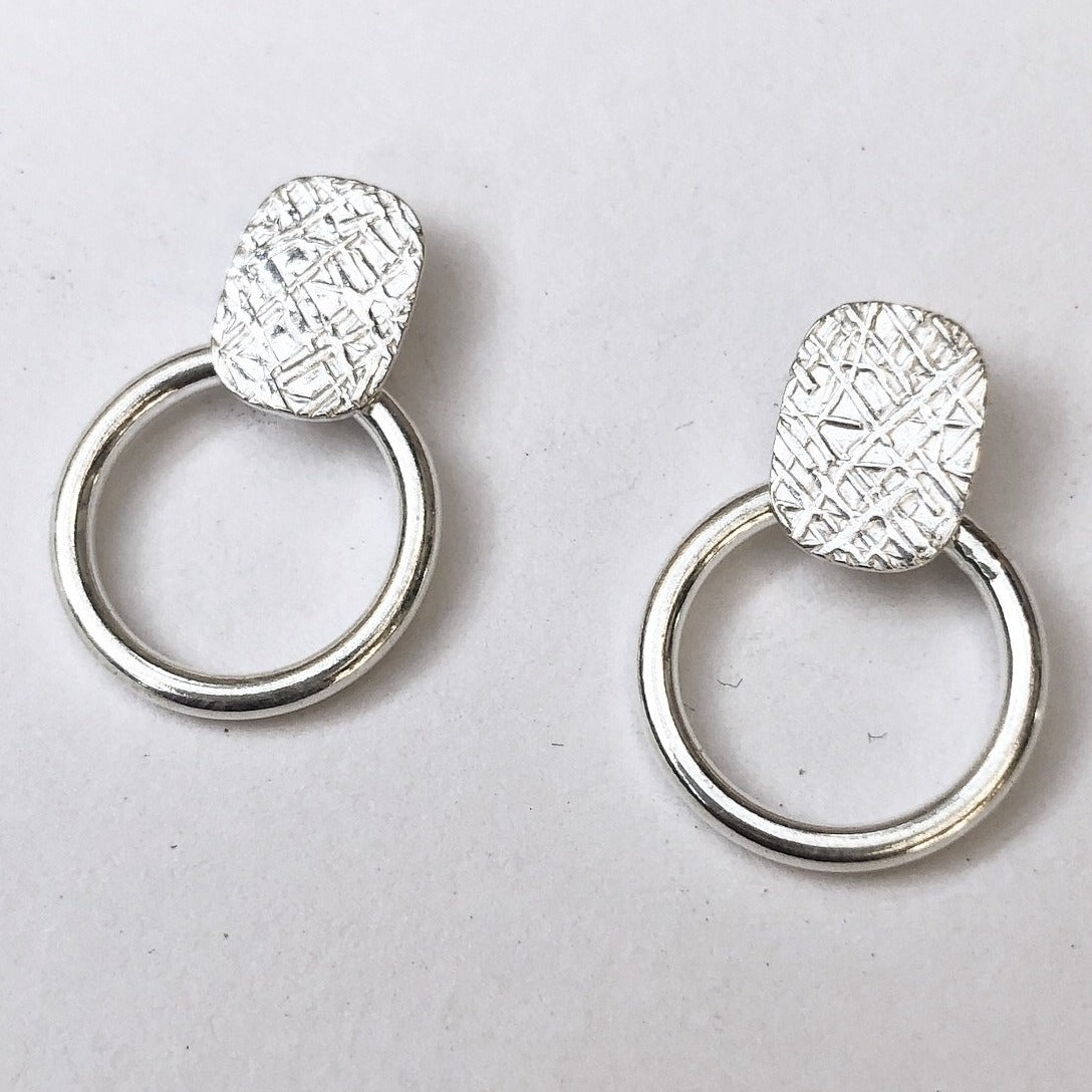 Dehlia rectangle earring