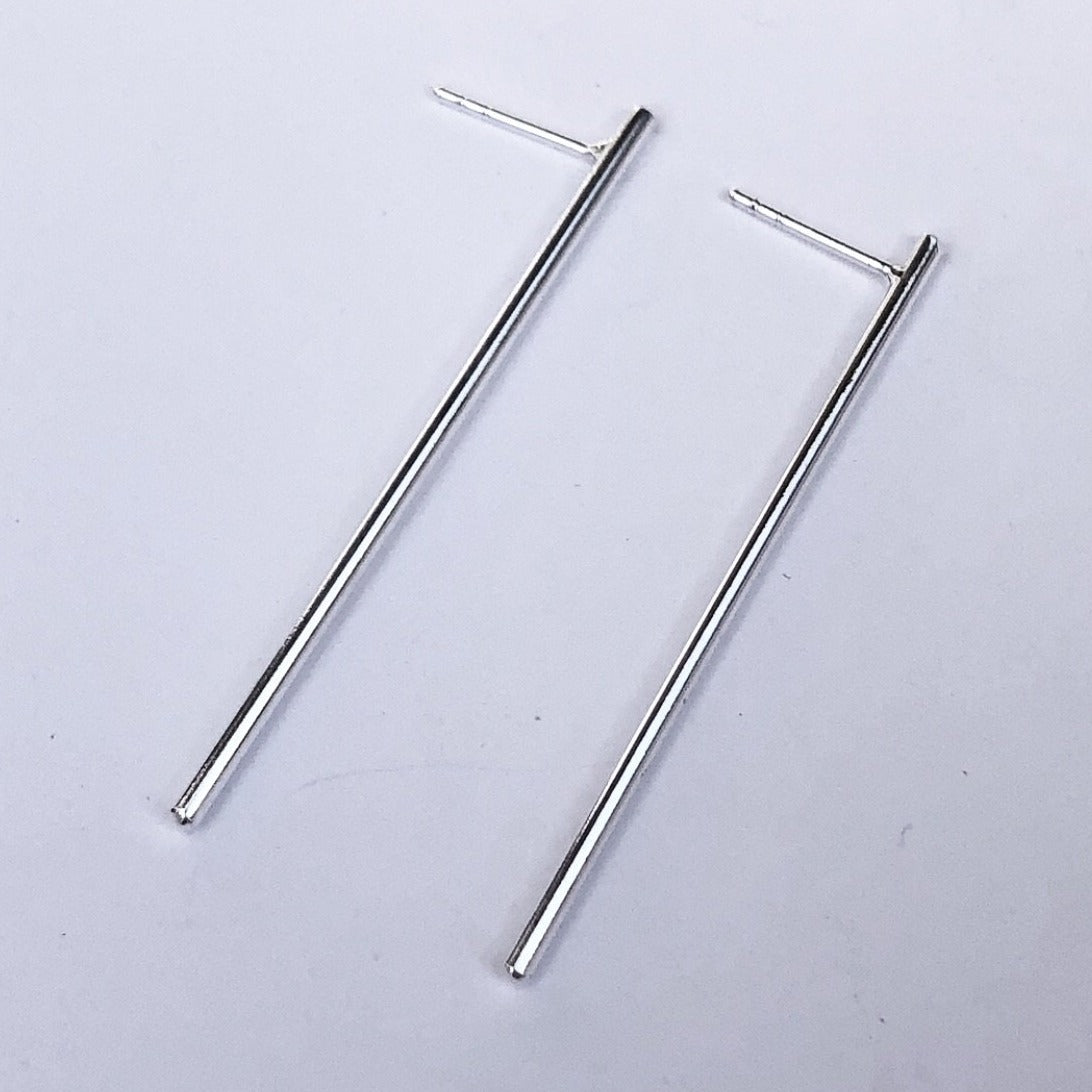 Linear stud earring