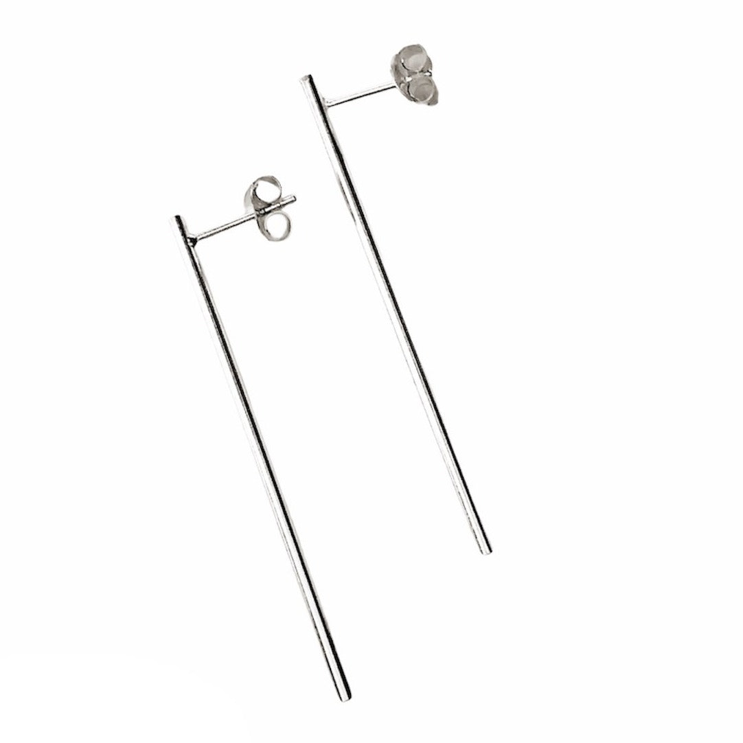 Linear stud earring