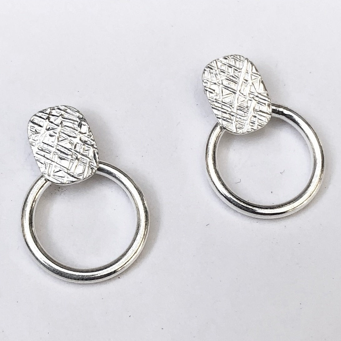 Dehlia rectangle earring
