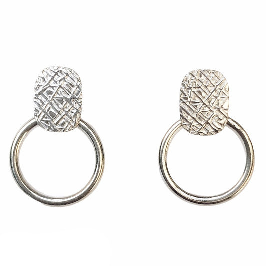 Dehlia rectangle earring