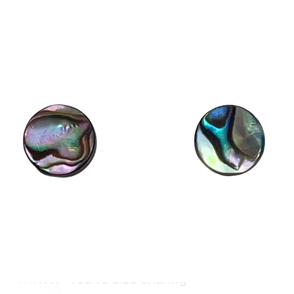 Paua shell stud earrings
