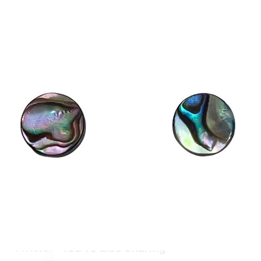 Paua shell stud earrings