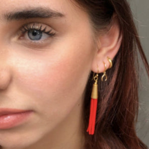 Moroccan tassel earrings