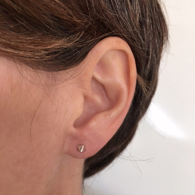Silver rivet studs